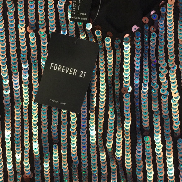 Sequin spaghetti strap crop top - Picture 4 of 4